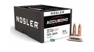 NOSLER palle ACCUBOND cal.22 (.224 ) 70gr. 50pz. 53780