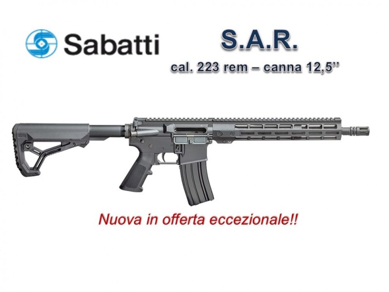SABATTI SAR cal.223 rem canna 12,5´´ nuovo in offerta