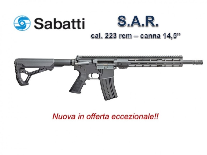 SABATTI SAR cal.223 rem canna 14,5 nuovo in offerta