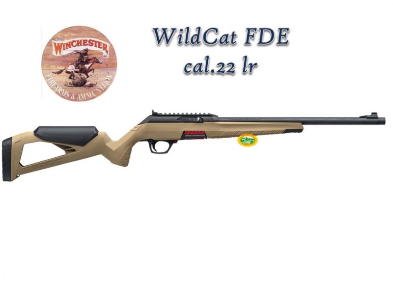 WINCHESTER Wildcat FDE cal.22 lr canna 18´´