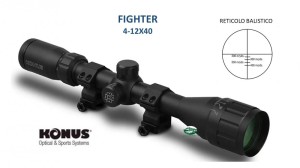 KONUS FIGHTER 4-12×40 reticolo balistico 07353