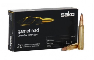 SAKO munizioni cal.22-250 palla Gamehead 50 gr.