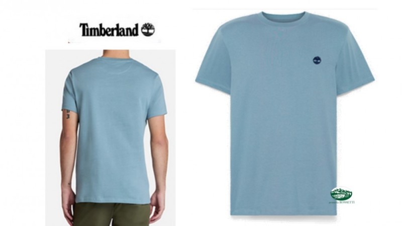 TIMBERLAND T-shirt Girocollo River colore celeste 