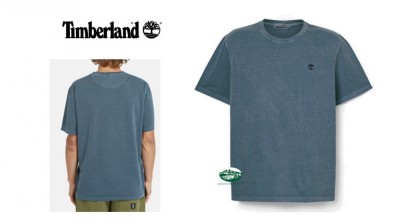 TIMBERLAND T-shirt Girocollo Dunstan River blu vintage