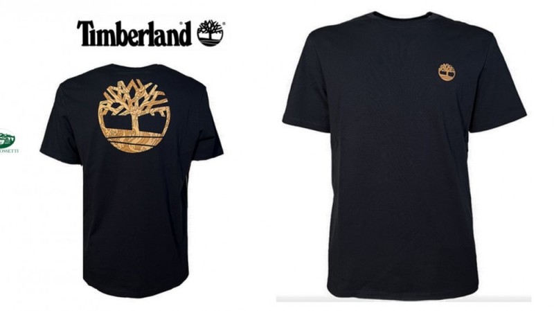 TIMBERLAND T-shirt Girocollo Kennebec River blu