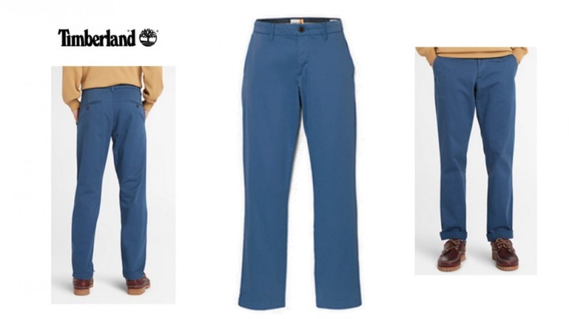 TIMBERLAND Pantaloni Chino Claremont blu