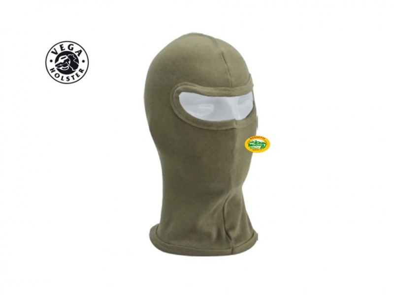 VEGA HOLSTER Balaclava passamontagna in cotone - verde