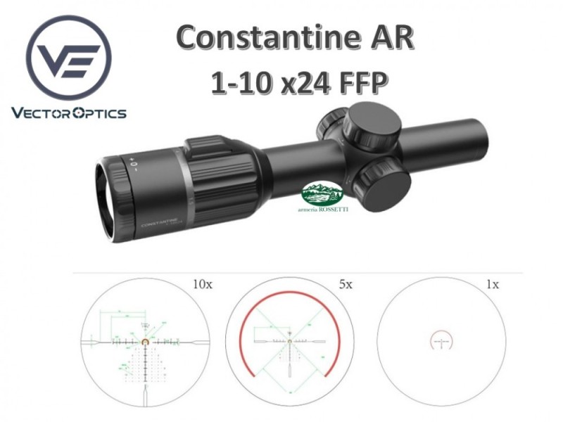 VECTOR OPTICS Costantine AR 1-10x24 HD FFP 