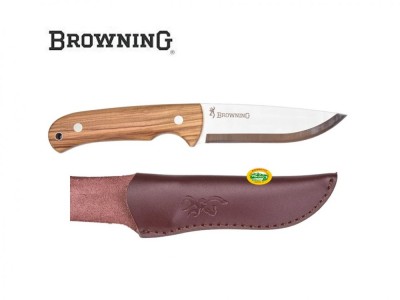 BROWNING coltello Korvar con fodero cuoio