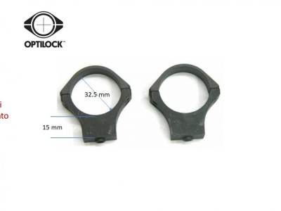 SAKO anelli Optilock TRG 34 mm Medi fosfatati