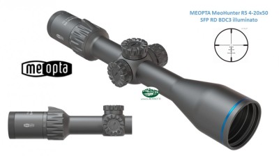 MEOPTA MeoHunter R5 4-20x50 SFP RD BDC3 illuminato