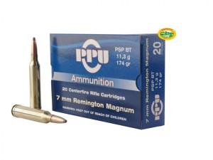 PPU PRVI PARTIZAN munizioni cal.7 mm rem. mag. 174 gr.SP 