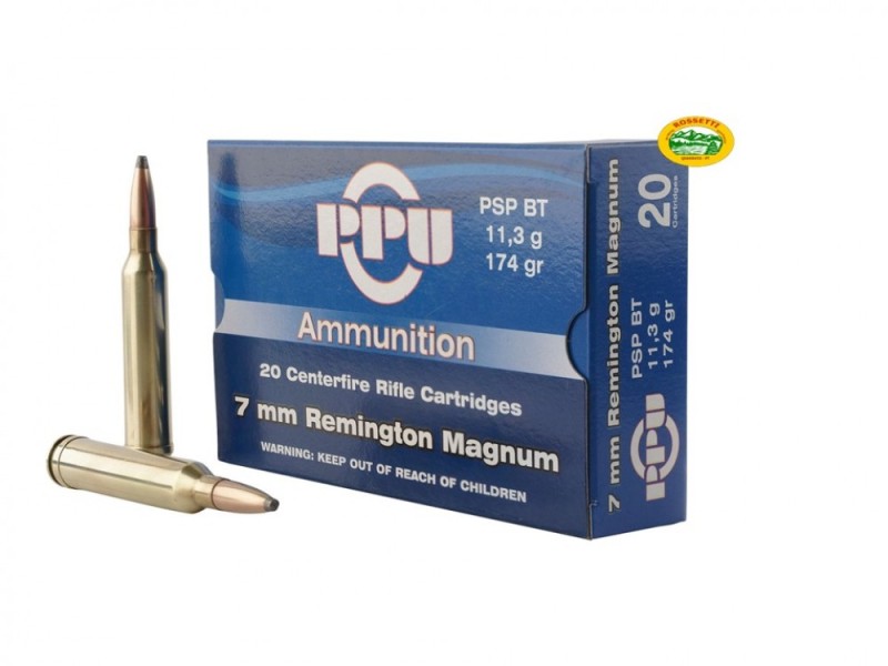 PPU PRVI PARTIZAN munizioni cal.7 mm rem. mag. 174 gr.SP 