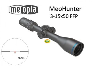MEOPTA MEOHUNTER R5 3-15X50 RD FFP ret.BDC3 illuminato