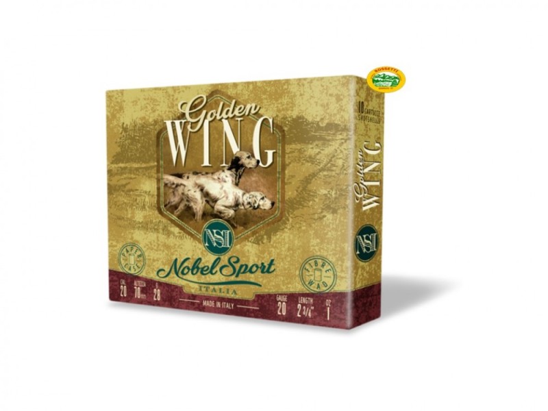 NOBEL cartucce GOLDEN WING cal.20 gr.28 pb.9 