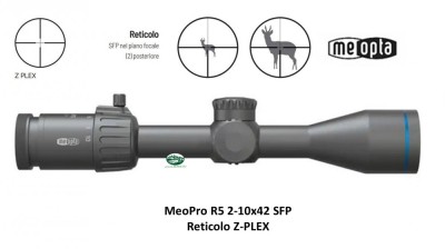 MEOPTA MeoPro R5 2-10x42 SFP Reticolo Z-PLEX