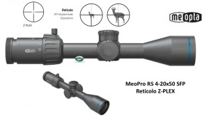 MEOPTA MeoPro R5 4-20x50 SFP Reticolo Z-PLEX