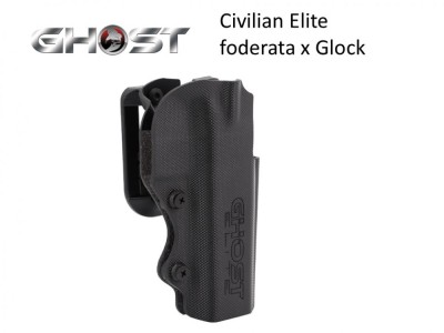GHOST fondina Civilian Elite Glock 17 / 19 / 22 ecc.- sinistra - FO000560