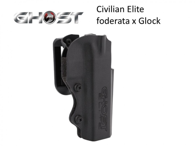 GHOST fondina Civilian Elite Glock 17 / 19 / 22 ecc.- sinistra - FO000560