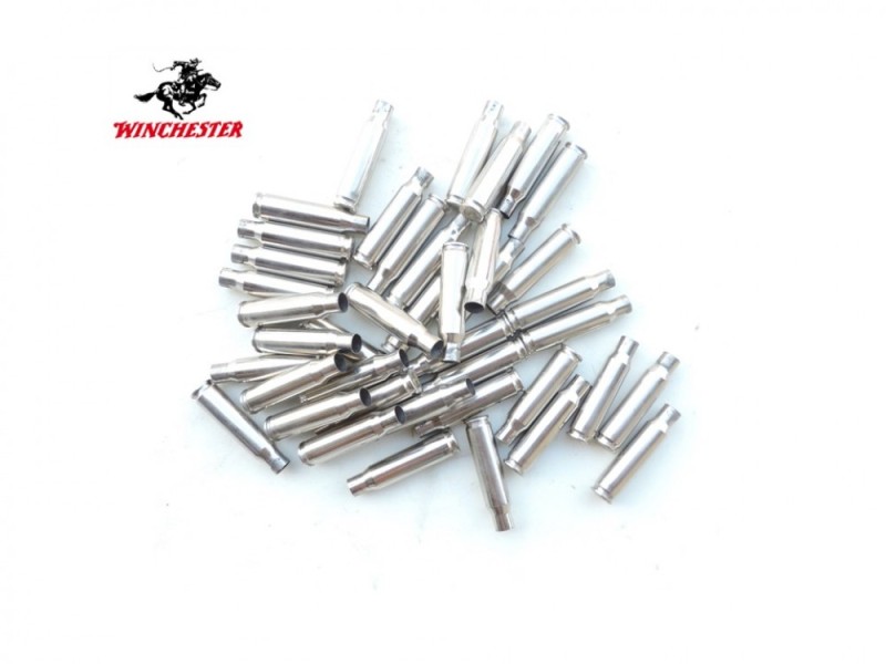 WINCHESTER bossoli nickel cal.308 win usati una volta conf.40 pz