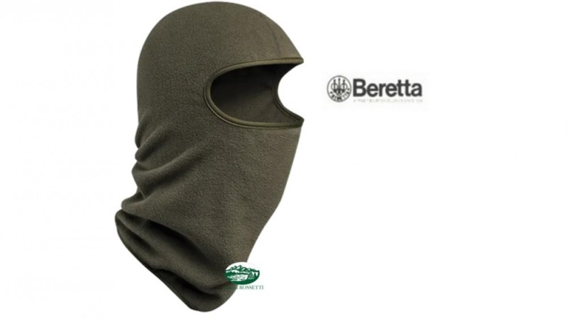 BERETTA Balaclava passamontagna in micropile verde BC951