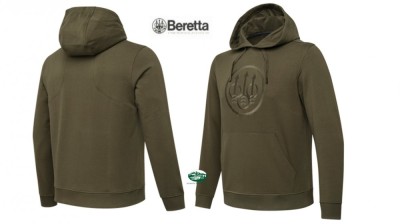 BERETTA Felpa con cappuccio Pintail Hoodie verde FU351
