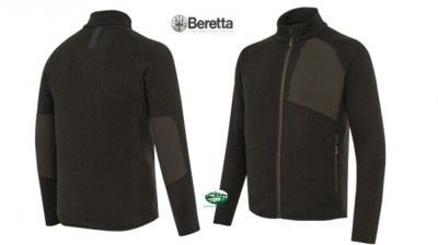 BERETTA Maglia Pile termico Abisko Full Zip marrone P3631