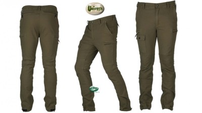 UNIVERS Pantaloni Legend in canvas verde 92724