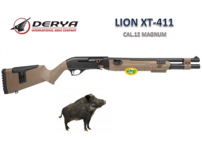 DERYA LION XT-411 FDE cal.12 mag. canna 46 cm