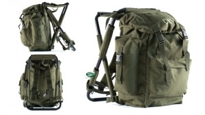RA SPORT Zaino con sgabello verde 40Lt. BS34Z