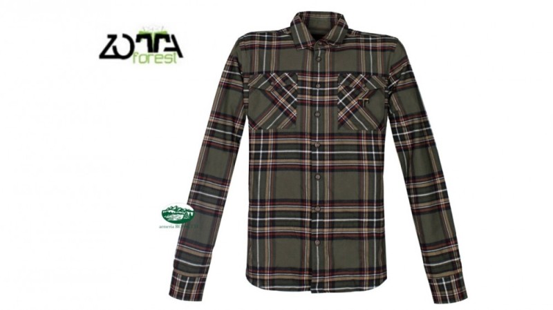 ZOTTA Camicia Sella flanella con inserti