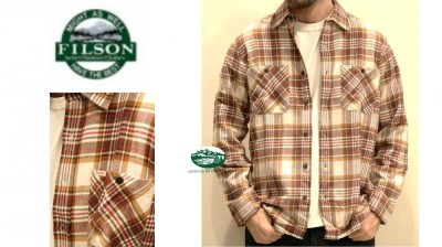 FILSON Camicia The Rangeland flanella red/brown plaid