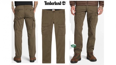 TIMBERLAND Pantaloni DKGRN cargo colore verde