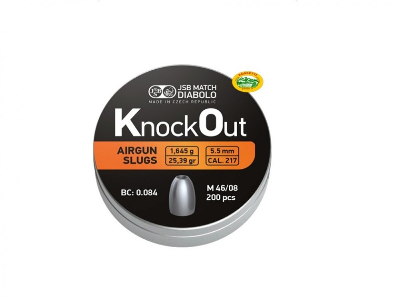 JSB pallini KnockOut Slug cal.5,5 - gr.1,645