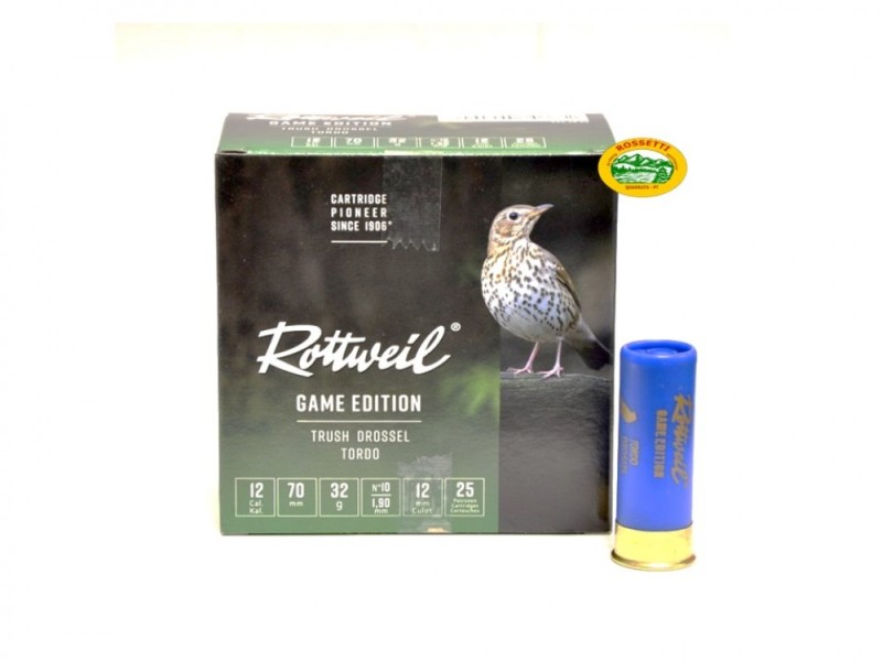 ROTTWEIL cartucce Game Edition TORDO cal.12 gr.32 pb.10