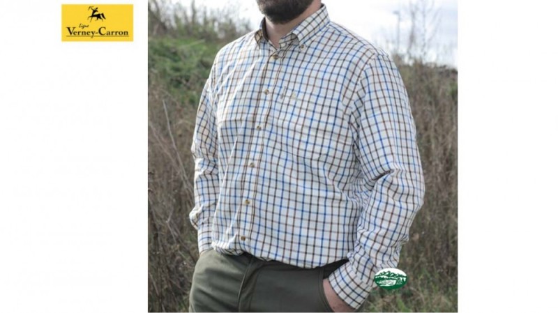 VERNEY CARRON Camicia Villemy a quadri 