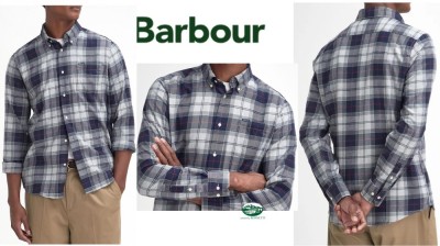 BARBOUR Camicia Fortrose taglio sartoriale