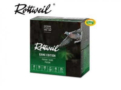 ROTTWEIL cartucce Game Edition PIgeon 32 cal.12 gr.32 pb.6 speciale colombaccio