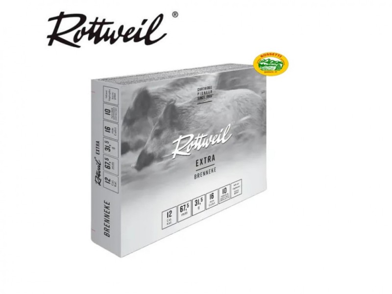 ROTTWEIL cartucce Extra Brenneke magnum cal.20 gr.28,5