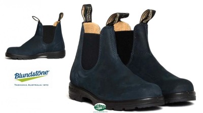 BLUNDSTONE Boot Chelsea Nabuck Navy 1940