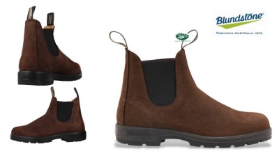 BLUNDSTONE Boot Chelsea Nabuck marrone 1606