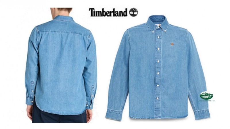 TIMBERLAND Camicia in Denim blu