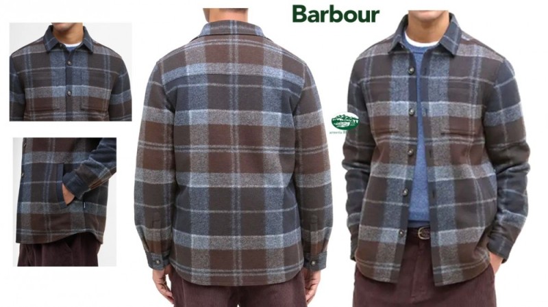 BARBOUR Overshirt Chapter a quadri 