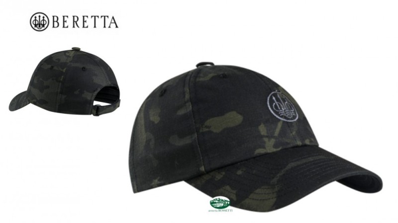 BERETTA Cappello Multicam Black tesa BC202