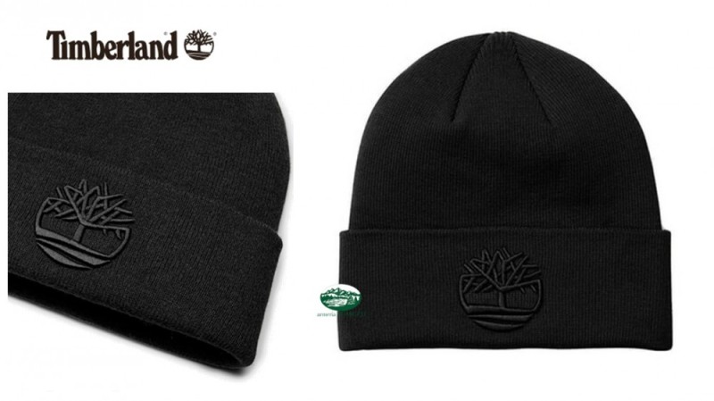 TIMBERLAND Cappello con logo ricamato in 3D nero