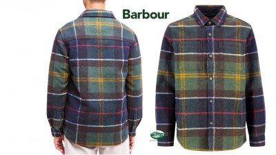 BARBOUR Overshirt Chapter a quadri TN11