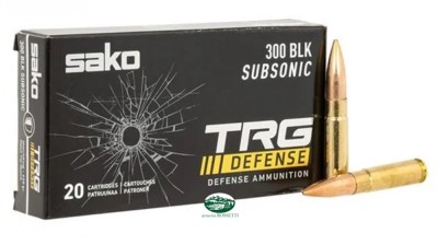 SAKO munizioni cal.300 BLK Subsoniche TRG 220 gr conf.20 pz. 137A