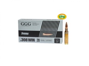 GGG munizioni cal.308 win - 175 gr. Sierra matchking