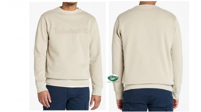 TIMBERLAND Felpa Girocollo Hampton colore beige