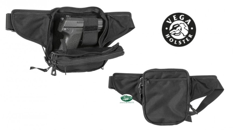 VEGA HOLSTER Marsupio porta pistola nero 2U93N